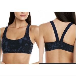NWT- Spanx Midnight Garden Printed Low Impact Sports Bra, XL